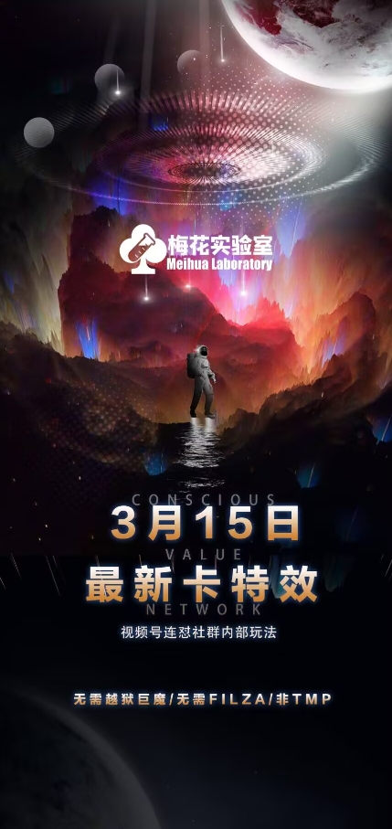 梅花实验室视频号连怼玩法-3月15日最新卡特效技术(无需越狱、巨魔、tmp)-创薯资源