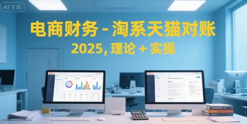 电商财务-淘系天猫对账2025，理论+实操-创薯资源