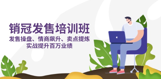 销冠 发售培训班：发售 操盘+情商 飙升+卖点 提炼，实战提升百万业绩-创薯资源