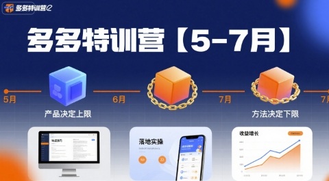 多多特训营【5-7月】产品决定上限，方法决定下限，各种玩法技巧落地实操-创薯资源
