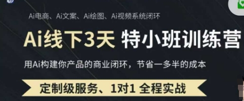 AI实操培训第20-21期线下，0基础保姆级教程，3月最新整理，企业获客、降本增效、打造超级个体-创薯资源