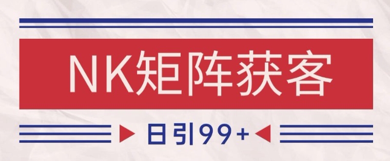 小红书某音NK赛道引流获客 自热矩阵日引200+【揭秘】-创薯资源
