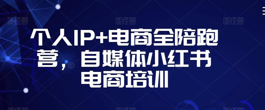 个人IP+电商全陪跑营，自媒体小红书电商培训-创薯资源