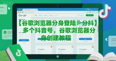 谷歌浏览器分身登陆多个抖音号，谷歌浏览器分身创建教程-创薯资源