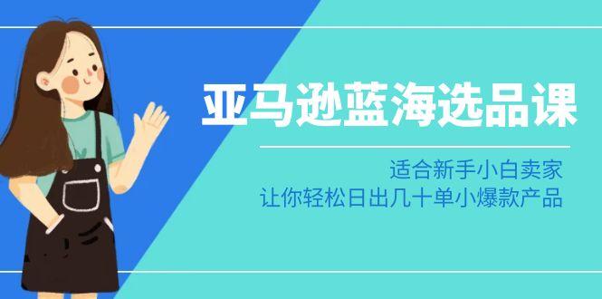 亚马逊-蓝海选品课：适合新手小白卖家，让你轻松日出几十单小爆款产品-创薯资源