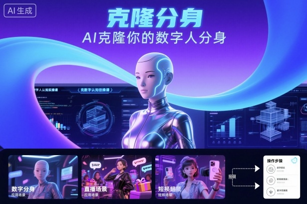 AI数字人认知实操课，克隆你的数字人分身-创薯资源