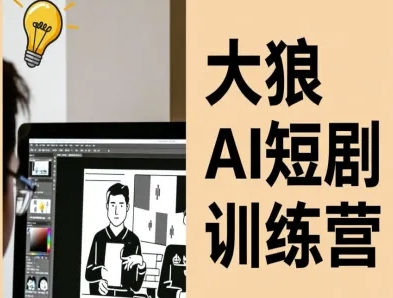 大狼AI短剧训练营-短剧课程(更新中)-创薯资源