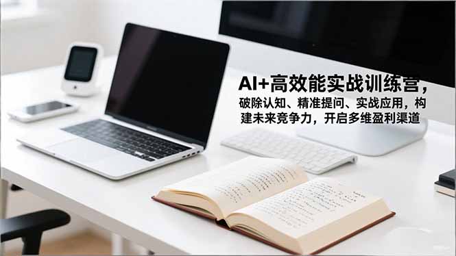 AI+高效能实战训练营，破除认知、精准提问、实战应用，构建未来竞争力，开启多维盈利渠道-创薯资源