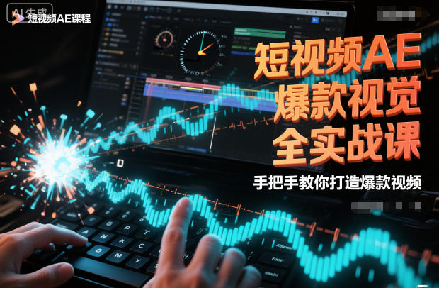 短视频AE爆款视觉全实战课,手把手教你打造爆款视频-创薯资源