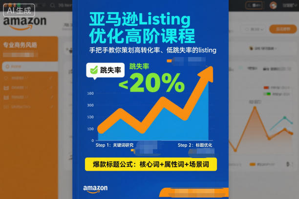 亚马逊Listing优化高阶课程,手把手教你策划高转化率、低跳失率的listing-创薯资源