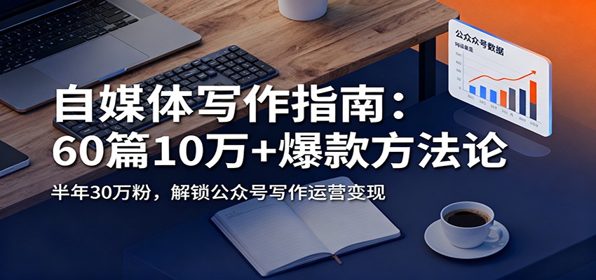 自媒体写作指南:60篇10万+爆款方法论,半年30万粉,解锁公众号写作运营变现-创薯资源