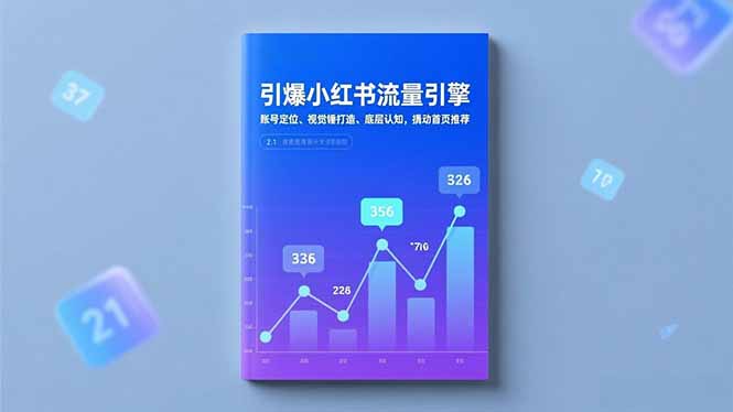 引爆小红书流量引擎，账号定位、视觉锤打造、底层认知，撬动首页推荐-创薯资源