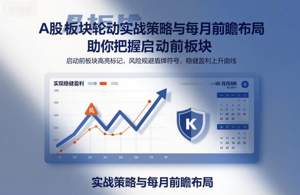 A股板块轮动实战策略与每月前瞻布局，助你把握启动前板块，规避风险，实现稳健盈利-创薯资源