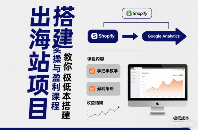 小淘出海站项目,搭建实操与盈利课程,手把手教你用极低成本搭建-创薯资源