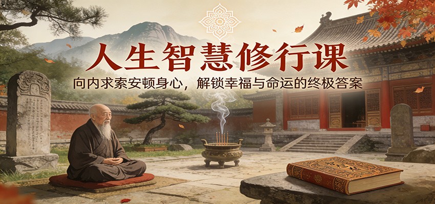 人生智慧修行课：向内求索安顿身心，解锁幸福与命运的终极答案-创薯资源