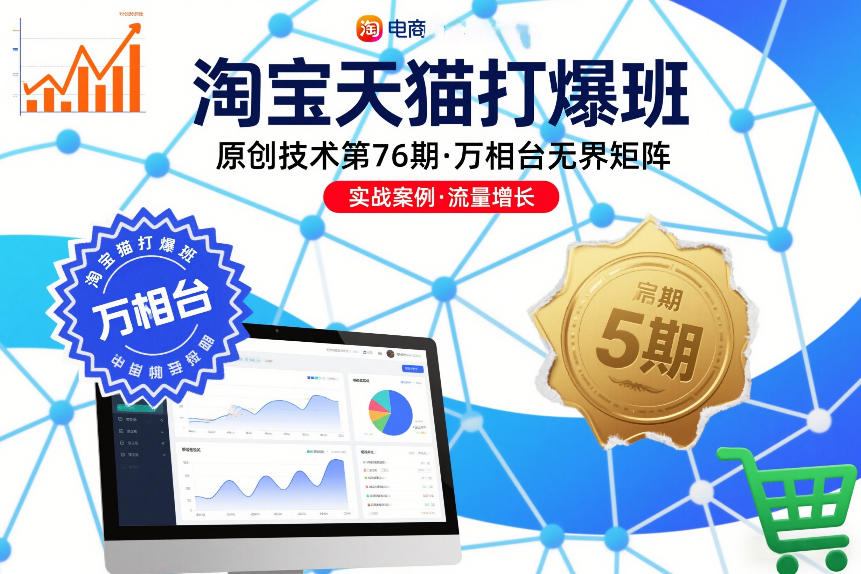 淘宝天猫打爆班原创技术第76期，万相台无界矩阵-创薯资源