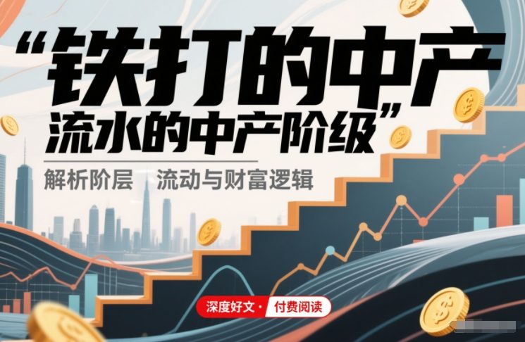 付费文章：铁打的中产，流水的中产阶级-创薯资源