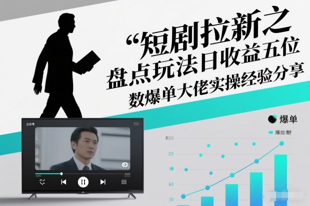 短剧拉新之盘点玩法日收益五位数爆单大佬实操经验分享-创薯资源