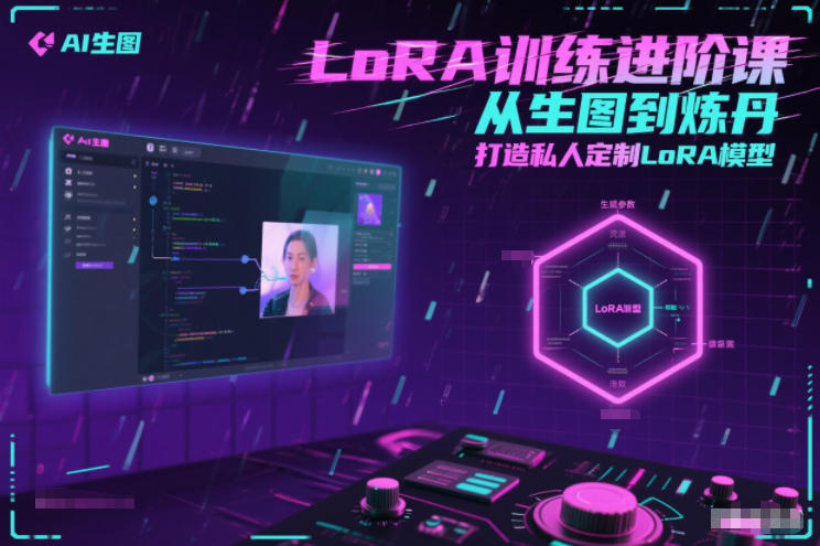 LoRA训练进阶课，从生图到炼丹，打造私人定制LoRA模型-创薯资源