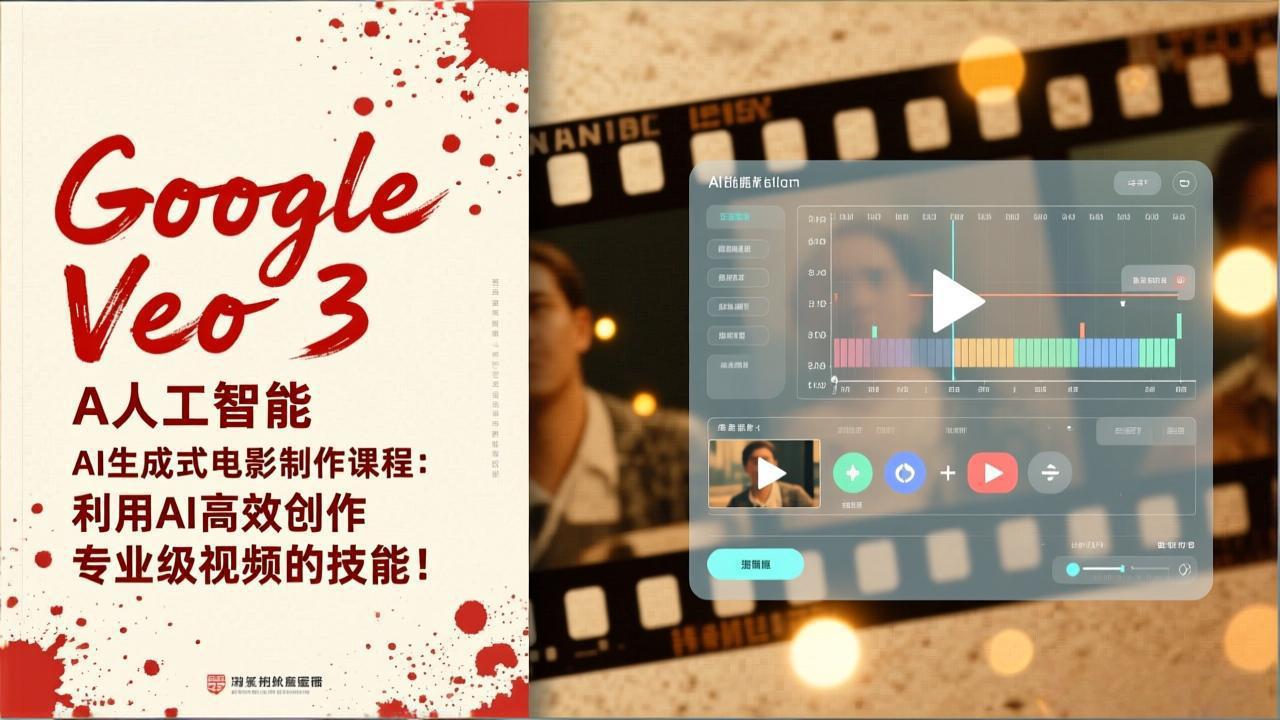 Google Veo 3人工智能AI生成式电影制作课程:利用AI高效创作专业级视频的技能!-创薯资源