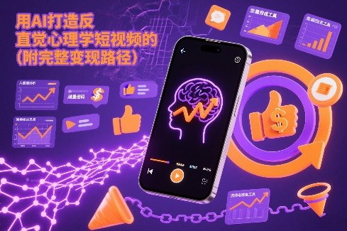用AI打造“反直觉”心理学短视频的流量密码(附完整变现路径)-创薯资源