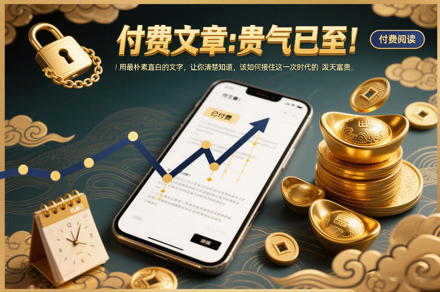 付费文章:贵气已至!用最朴素直白的文字,让你清楚知道,该如何接住这一次时代的泼天富贵-创薯资源