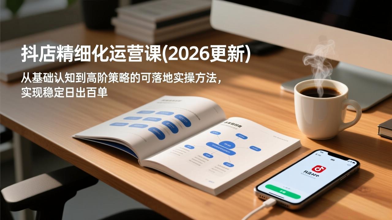 抖店精细化运营课(2026更新-创薯资源