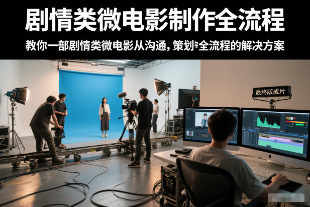 剧情类微电影制作全流程，教你一部剧情类微电影从沟通，策划到拍摄制作全流程的解决方案-创薯资源