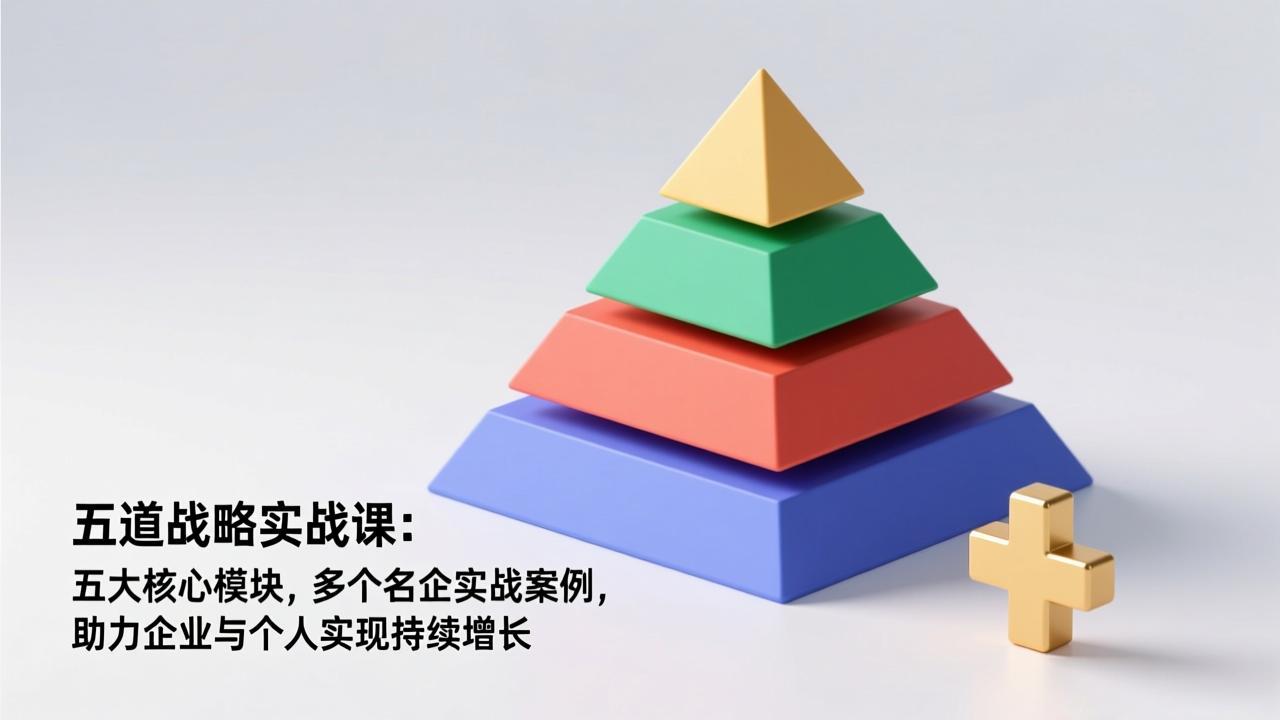 五道战略实战课：五大核心模块，多个名企实战案例，助力企业与个人实现持续增长-创薯资源