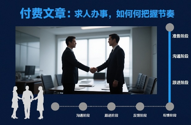 付费文章：求人办事，如何把握节奏-创薯资源