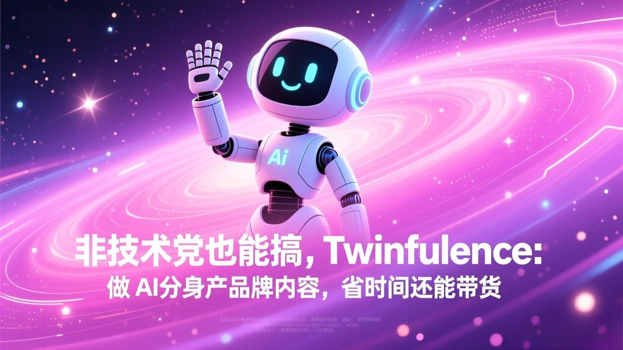 非技术党也能搞!Twinfluence:做 AI 分身产品牌内容,省时间还能带货-创薯资源