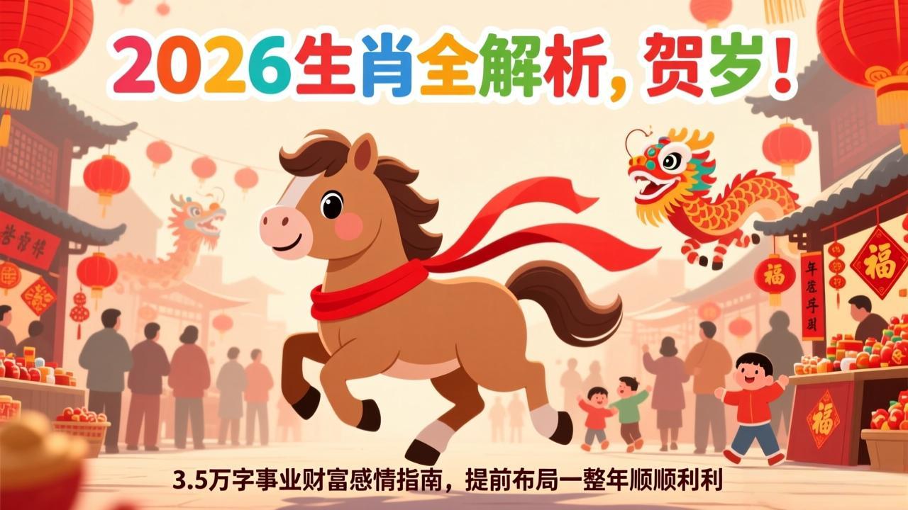 付费文章：贺岁！2026生肖全解析，3.5万字事业财富感情指南，提前布局一整年顺顺利利-创薯资源