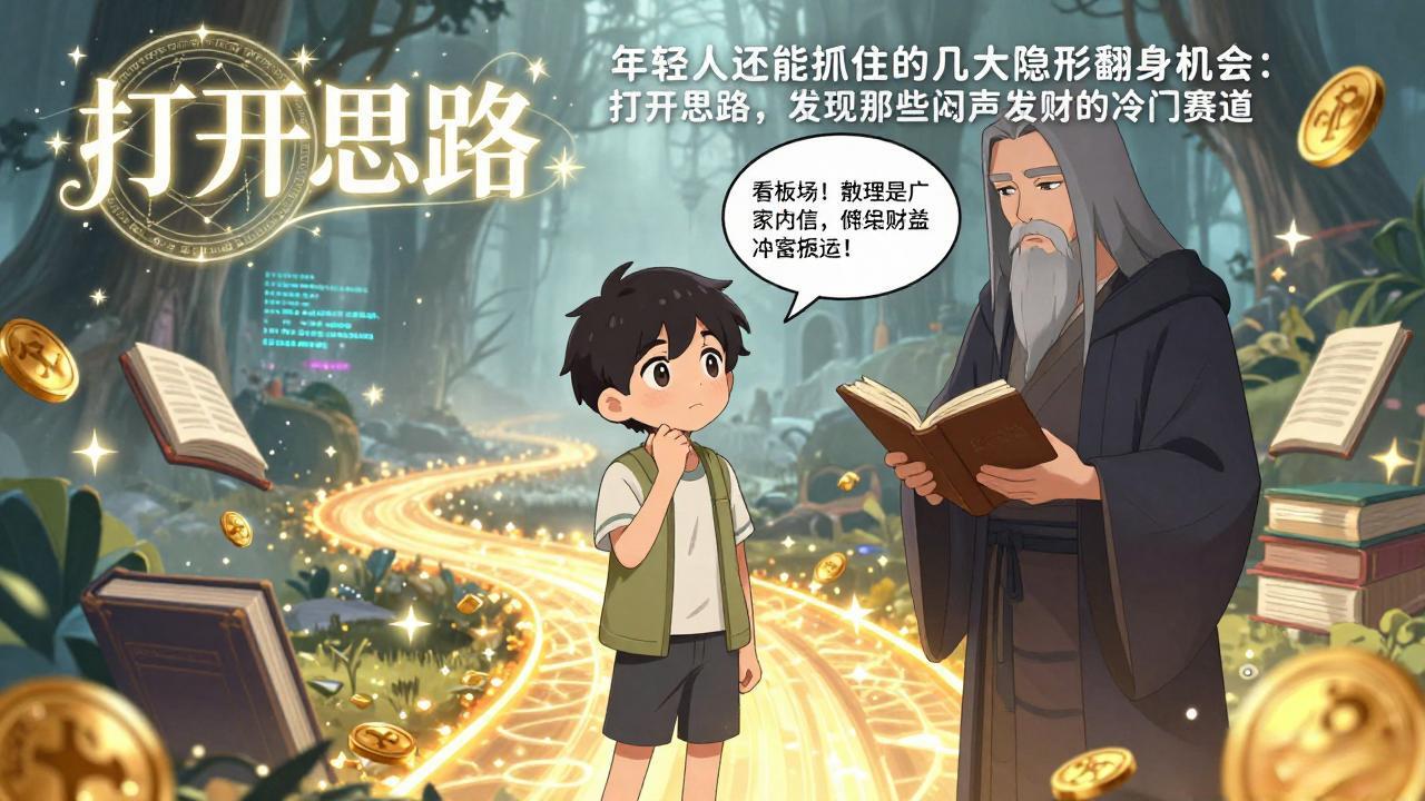 付费文1+2：年轻人还能抓住的几大隐形翻身机会：打开思路，发现那些闷声发财的冷门赛道-创薯资源