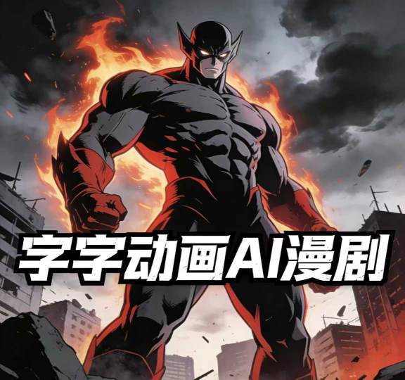 字字动画AI漫剧2026年第1期系统课程，小白看完就能学会实操的漫剧课，单人月收1-3W-创薯资源