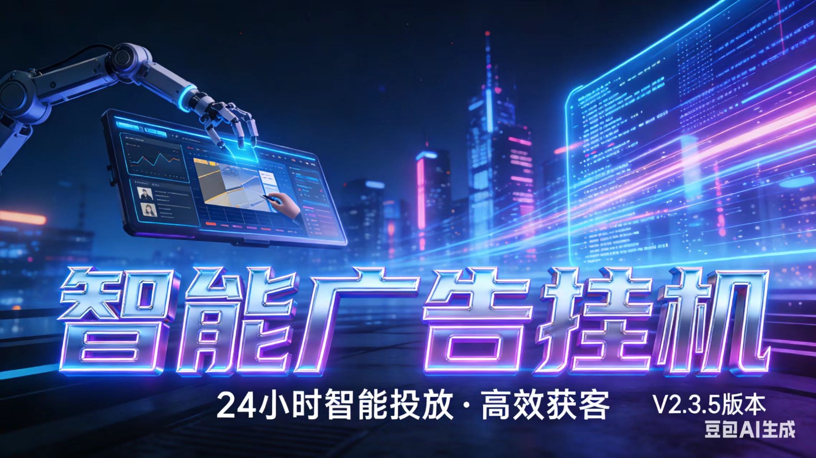AI 广告云挂机 · 全域流量变现平台-创薯资源