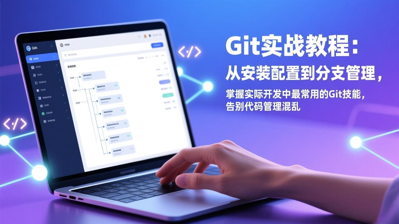 Git实战教程：从安装配置到分支管理，掌握实际开发中最常用的Git技能，告别代码管理混乱-创薯资源