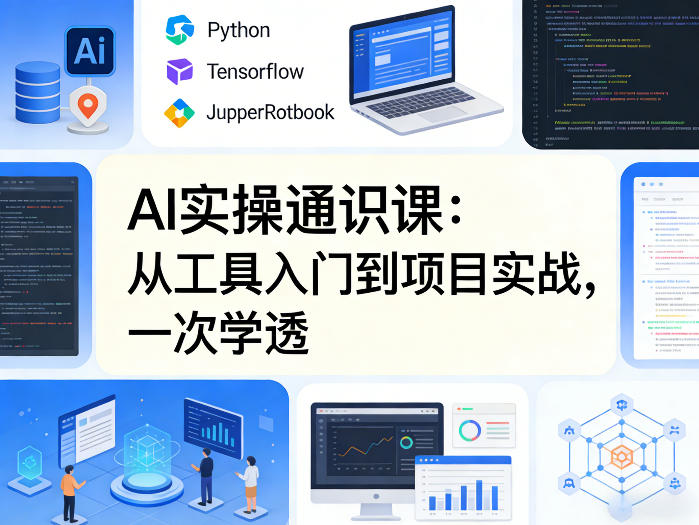 AI实操通识课，从工具入门到项目实战，一次学透-创薯资源