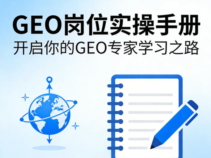 GEO岗位实操手册，开启你的GE0专家学习之路-创薯资源