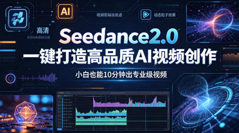 Seedance2.0一键打造高品质AI视频创作，小白也能10分钟出专业级视频-创薯资源