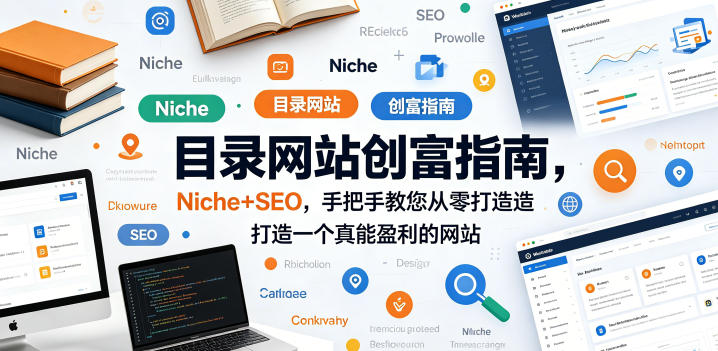 目录网站创富指南，Niche+SEO，手把手教您从零打造打造一个真能盈利的网站【原创双语字幕】-创薯资源