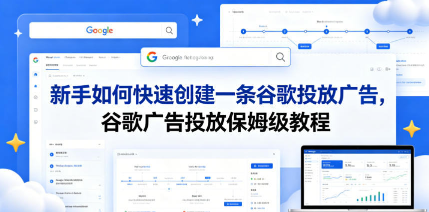 新手如何快速创建一条谷歌投放广告，谷歌广告投放保姆级教程-创薯资源