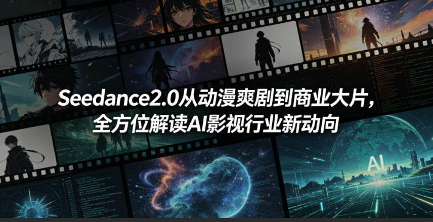 Seedance2.0从动漫爽剧到商业大片，全方位解读AI影视行业新动向-创薯资源