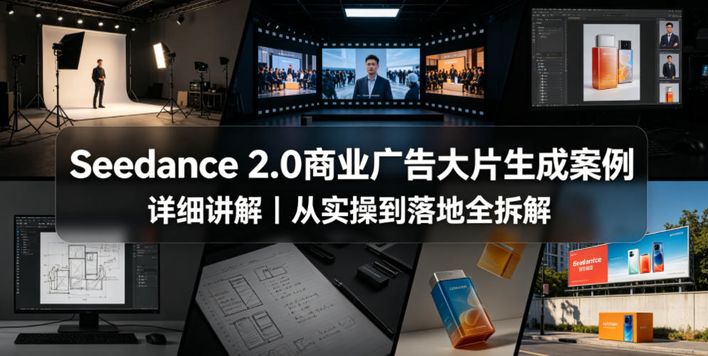 Seedance 2.0商业广告大片生成案例详细讲解｜从实操到落地全拆解-创薯资源