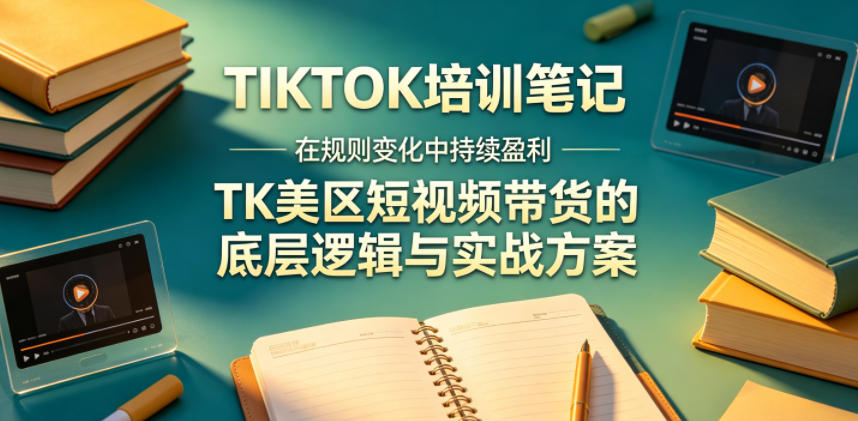 视界跨境TIKTOK4月17培训笔记，在规则变化中持续盈利，TK美区短视频带货的底层逻辑与实战方案【文档】-创薯资源
