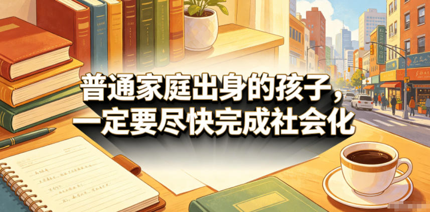 付费文章：普通家庭出身的孩子，一定要尽快完成社会化-创薯资源