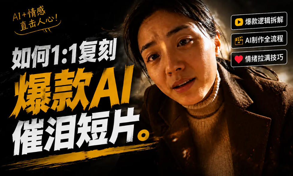 豆包+Gemini生成真人AI短剧-拆解复刻百万爆款第一人称短片，一站式讲透爆款复刻全流程-创薯资源
