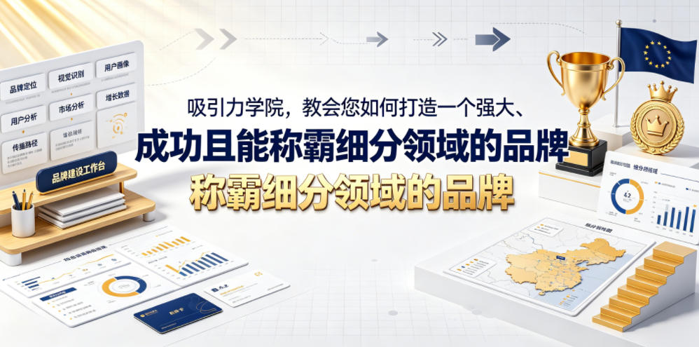 吸引力学院，教会您如何打造一个强大、成功且能称霸细分领域的品牌！【原创双语字幕】-创薯资源