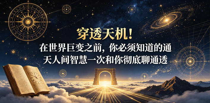 付费文章：穿透天机！在世界巨变之前，你必须知道的通天人间智慧一次和你彻底聊通透-创薯资源