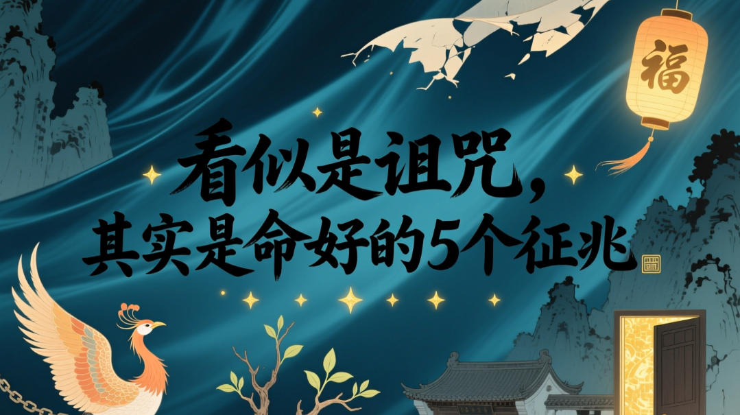 付费文章：看似是诅咒，其实是命好的5个征兆-创薯资源