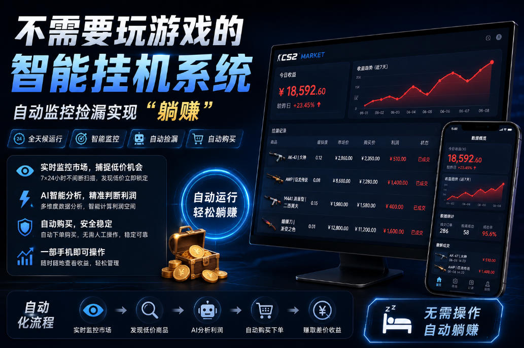 不用玩游戏的游戏搬砖项目，无需自己挂G，无需购买任何额外设备，所有数据支持任何形式验证【揭秘】-创薯资源